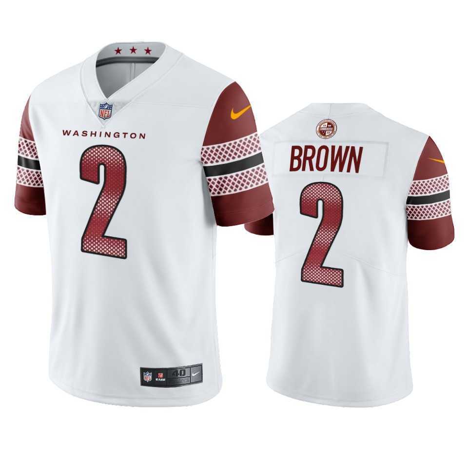 Men & Women & Youth Washington Commanders 2 Dyami Brown White Vapor Limited Jersey->washington commanders->NFL Jersey